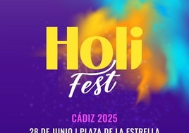 La Holi Fest abre el verano en Cádiz con una carrera popular y una gran fiesta