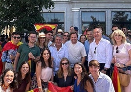 El PP gaditano también expresa en Madrid su rechazo a la corrupción y pide el adelanto electoral