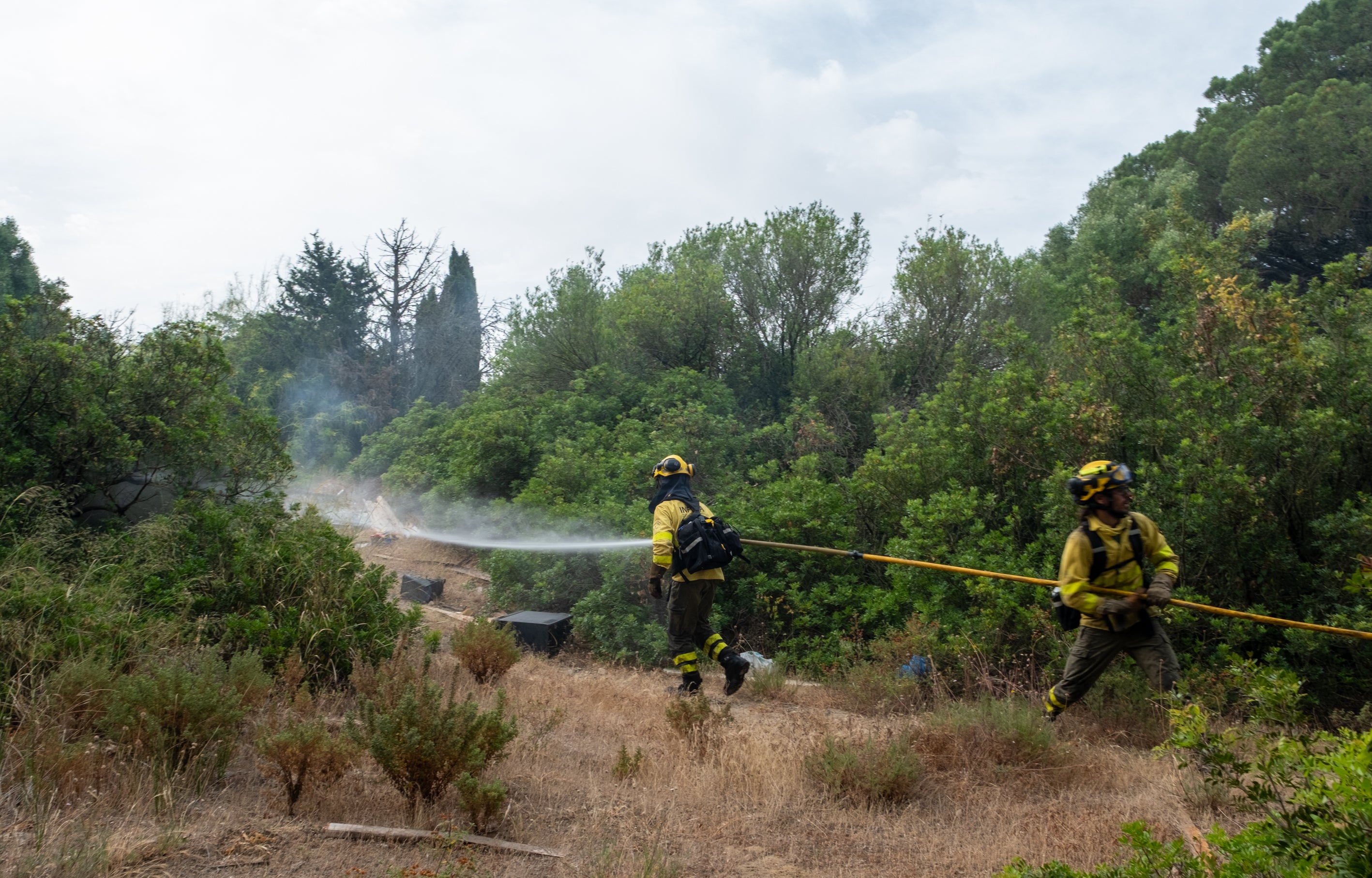Fotos: Las imágenes del incendio de Puerto Real