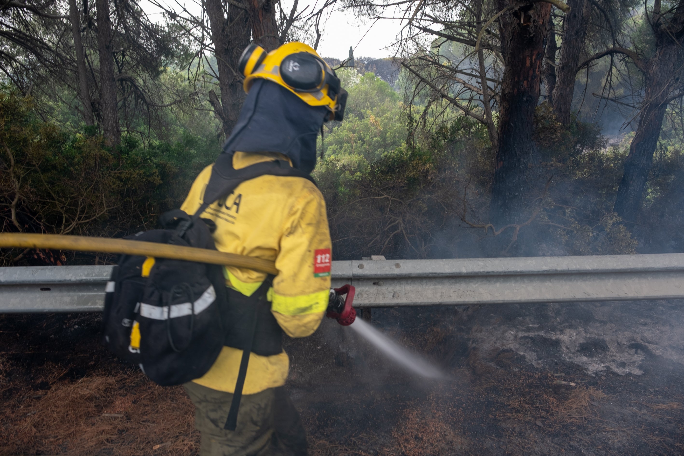 Fotos: Las imágenes del incendio de Puerto Real