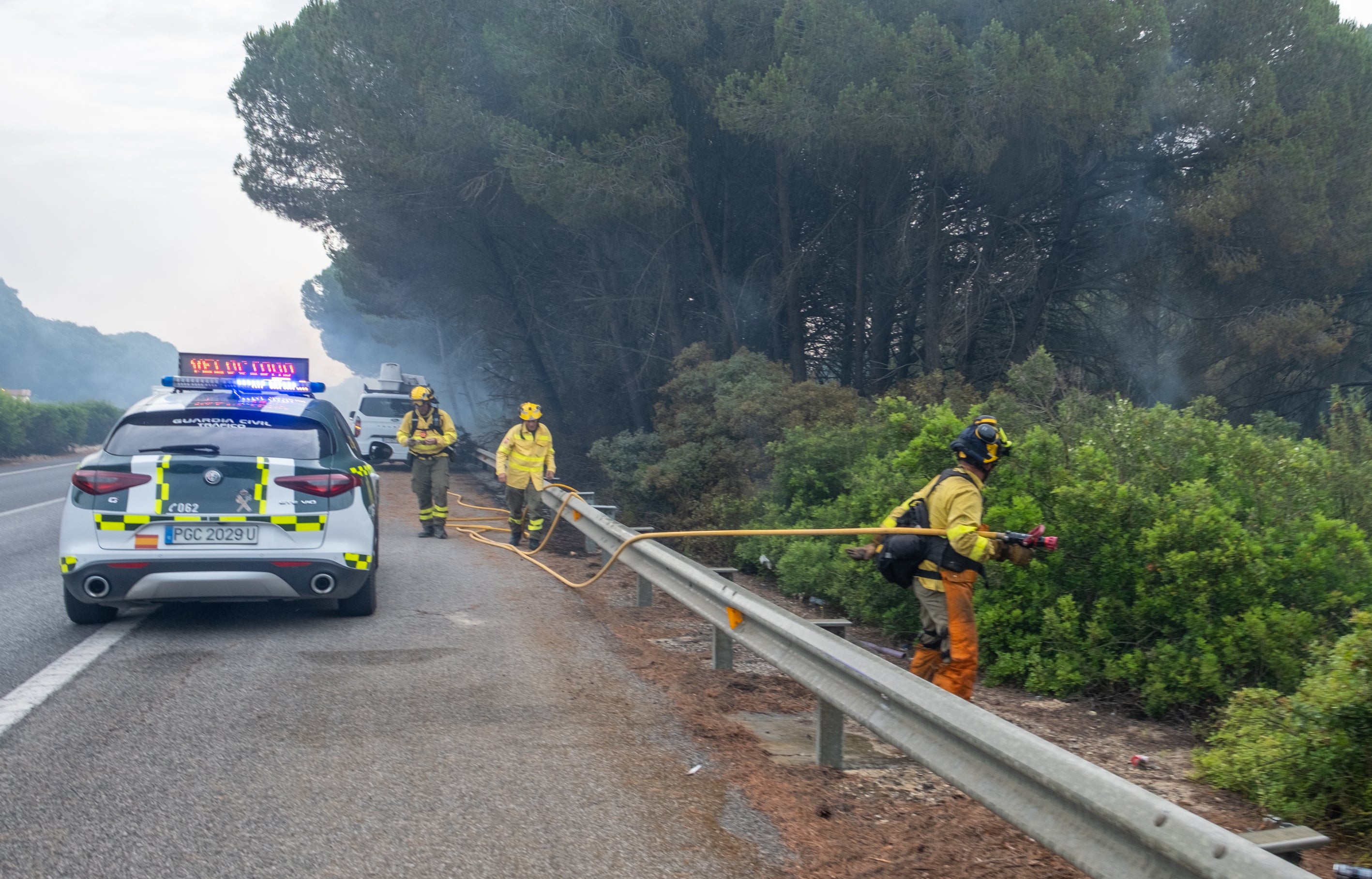 Fotos: Las imágenes del incendio de Puerto Real