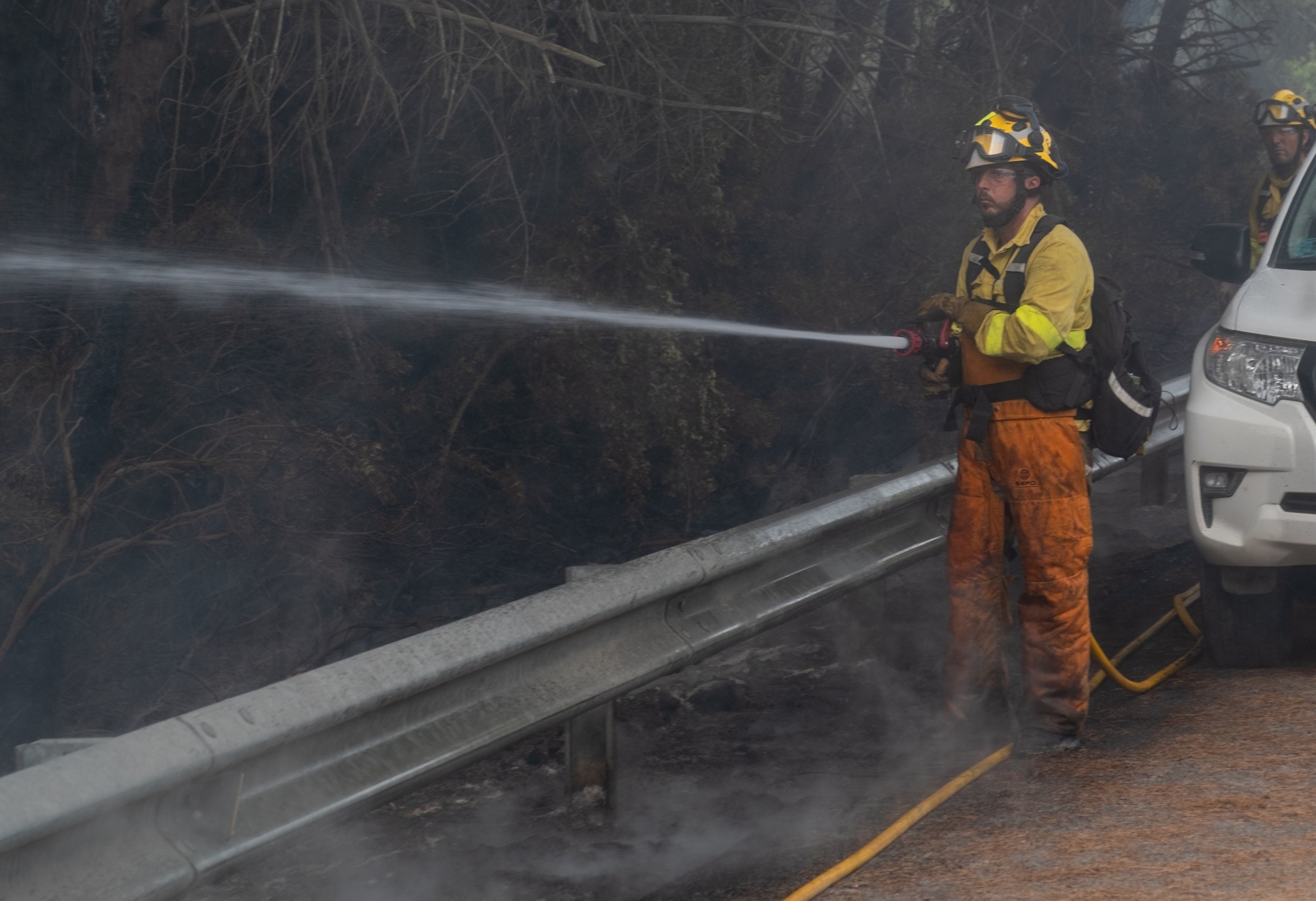 Fotos: Las imágenes del incendio de Puerto Real