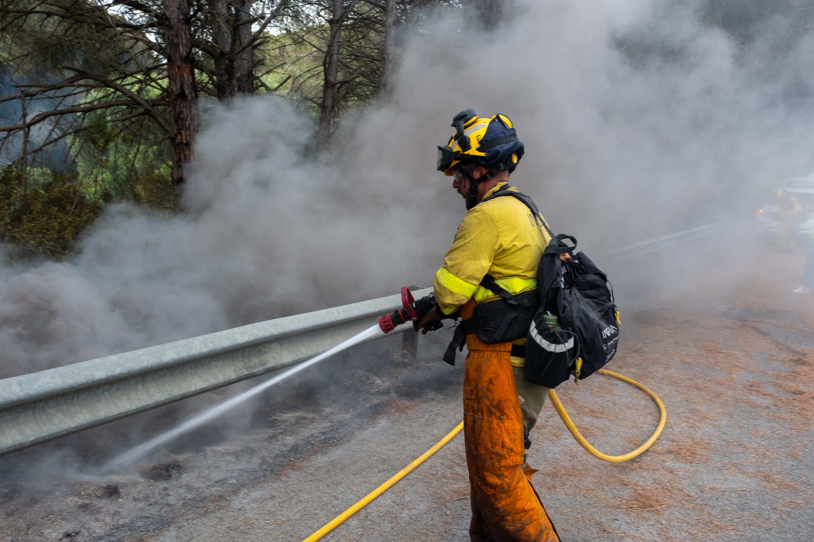 Fotos: Las imágenes del incendio de Puerto Real