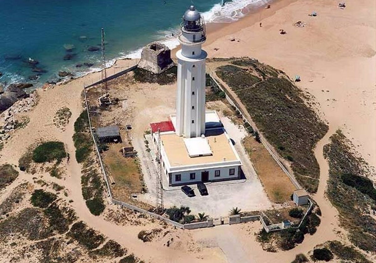Vista aérea del Faro de Trafalgar