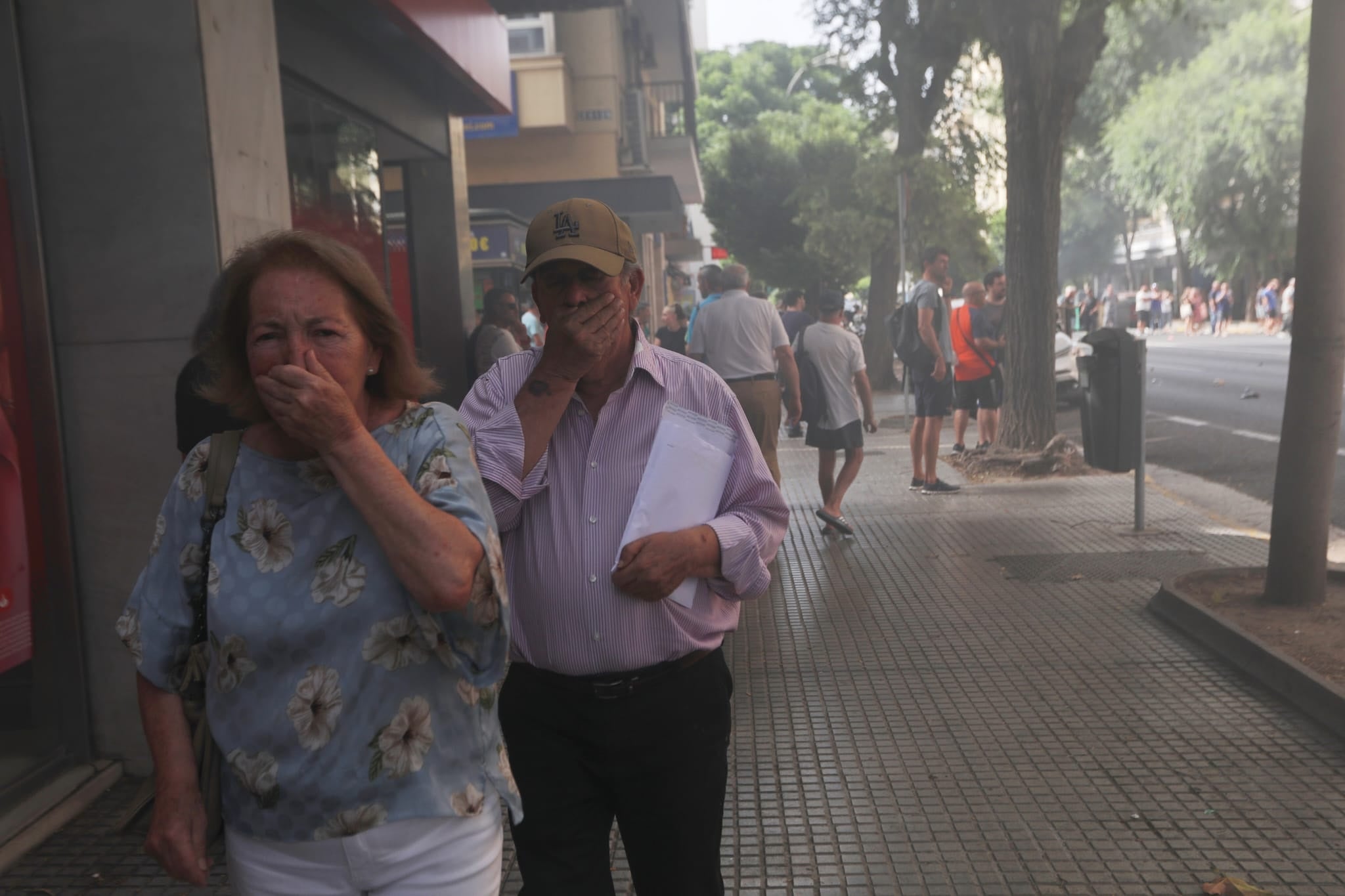 La Policía tuvo que socorrer a algunos vecinos