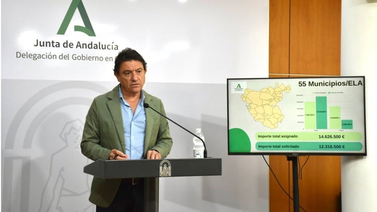 El delegado de Empleo de la Junta en Cádiz, Daniel Sánchez