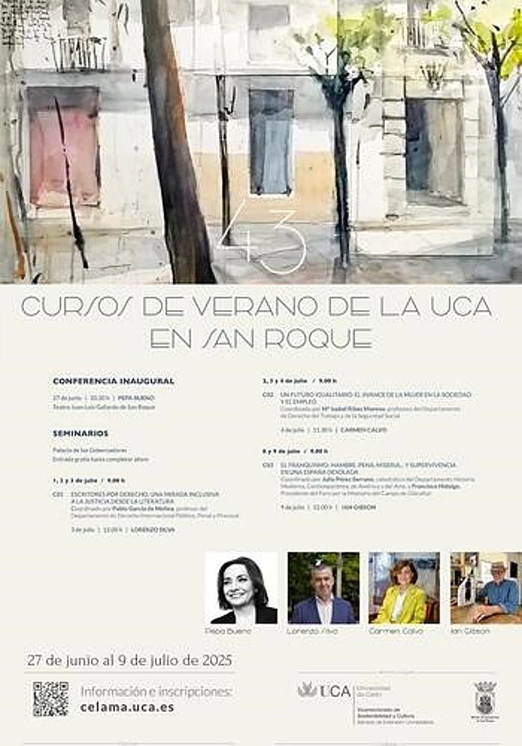 Pepa Bueno inaugura los Cursos de Verano de la UCA en San Roque