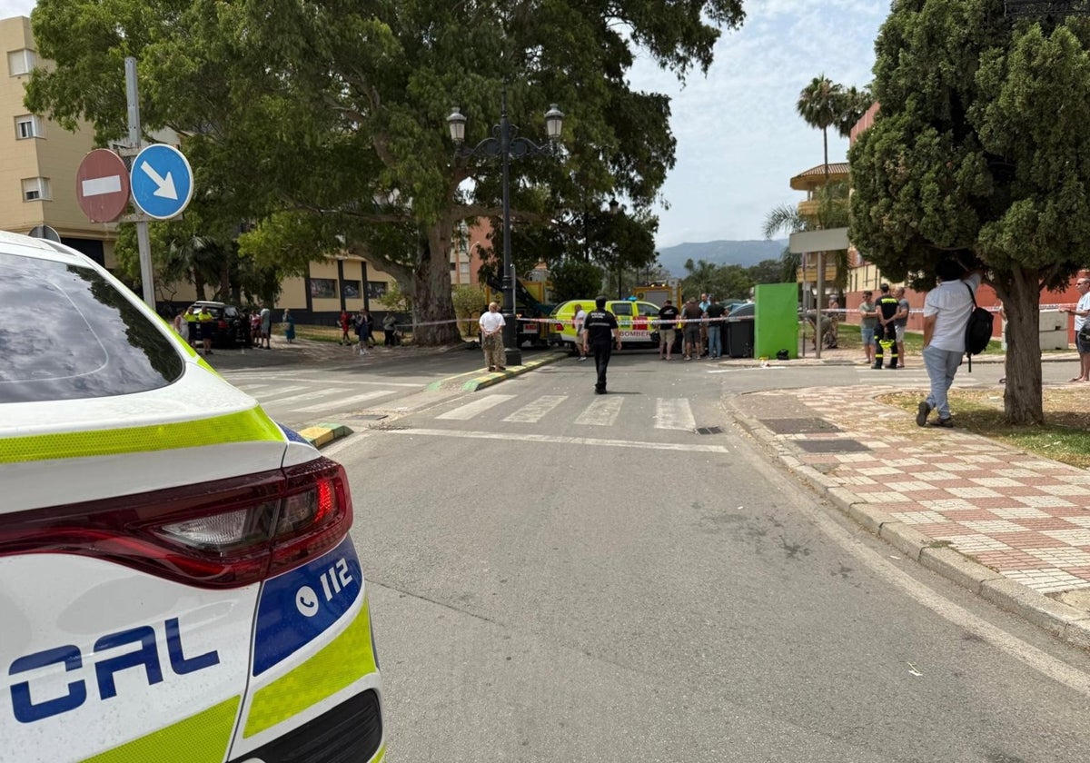 Muere una mujer de 77 años en un accidente entre una moto y un coche en Los Barrios
