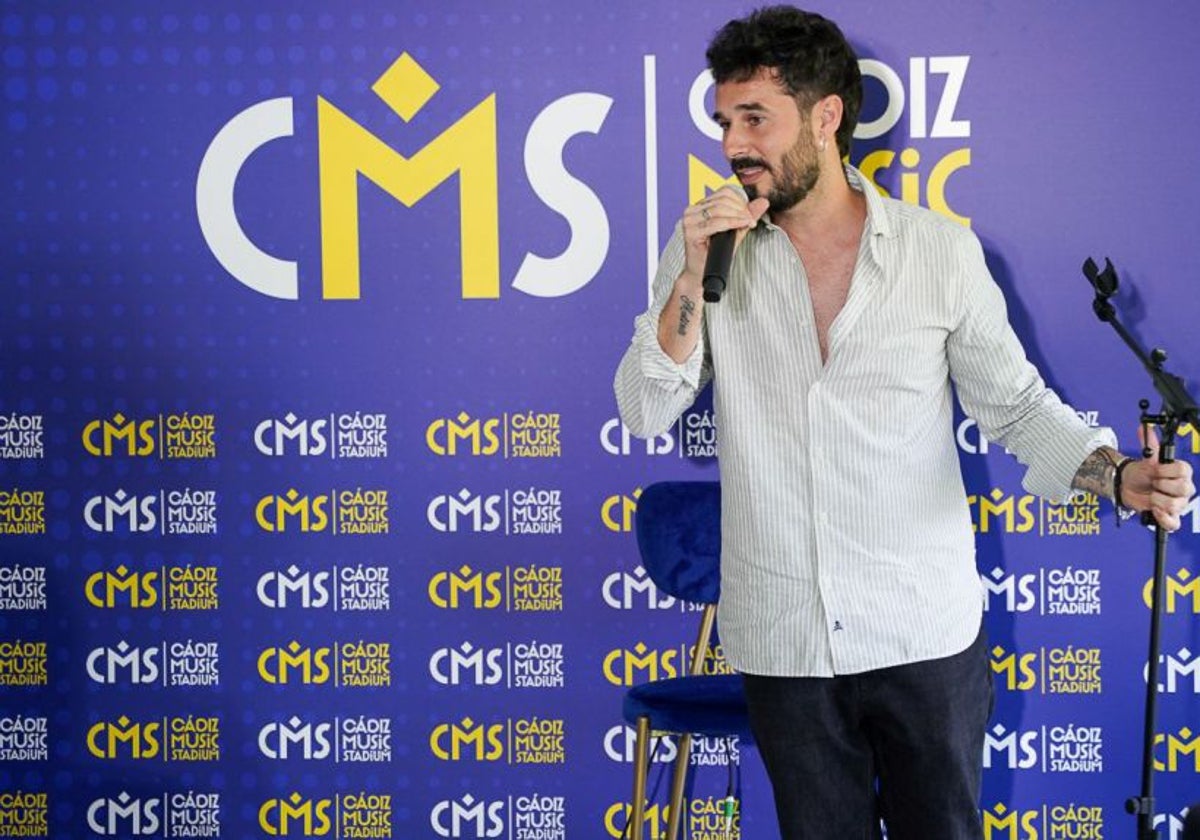 Antoñito Molina, protagonista del Cádiz Music Stadium