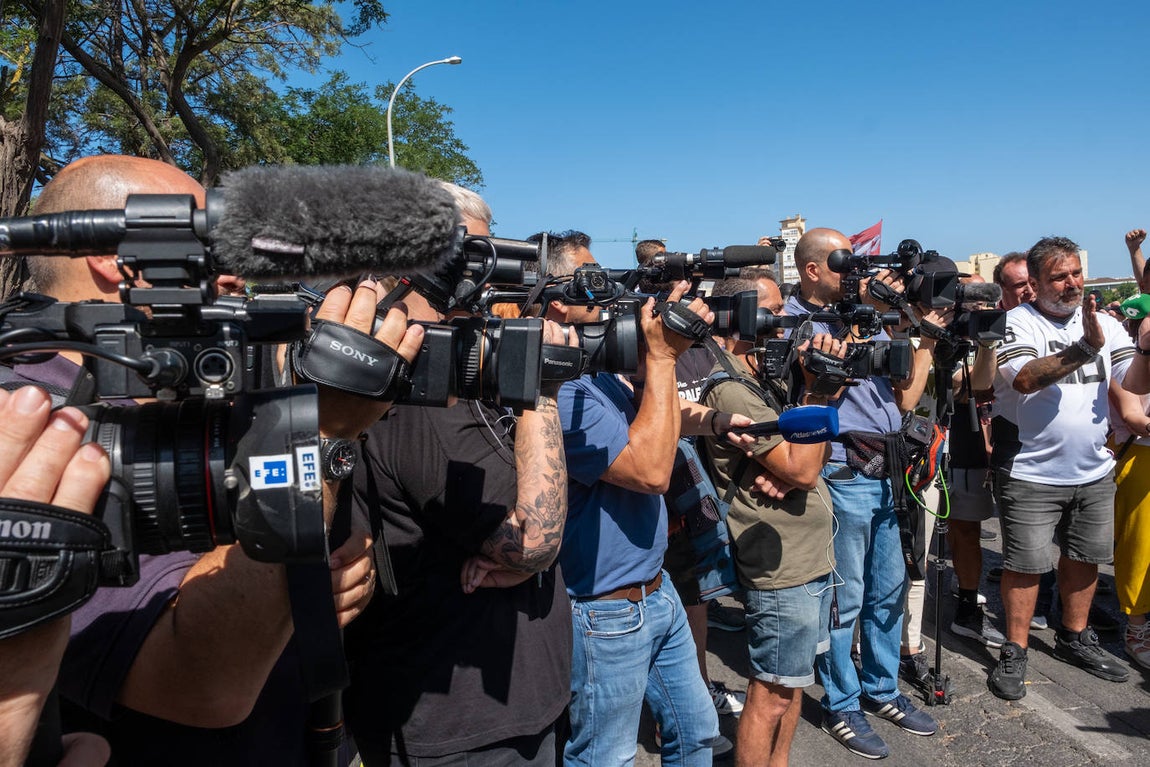 Fotos: Así ha sido la protesta de la huelga del metal en Cádiz de este miércoles