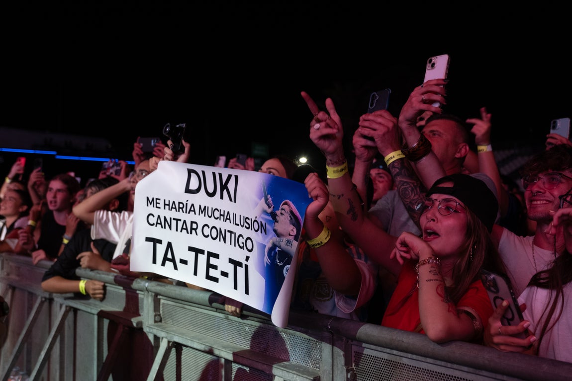 El trap de Duki arrasa en Sancti Petri