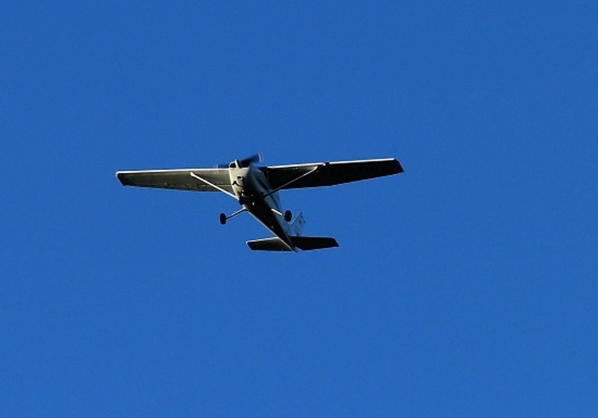La avioneta tenía base en La Ina