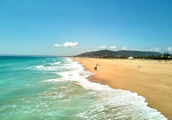 Imagen de la playa de Zahara de los Atunes