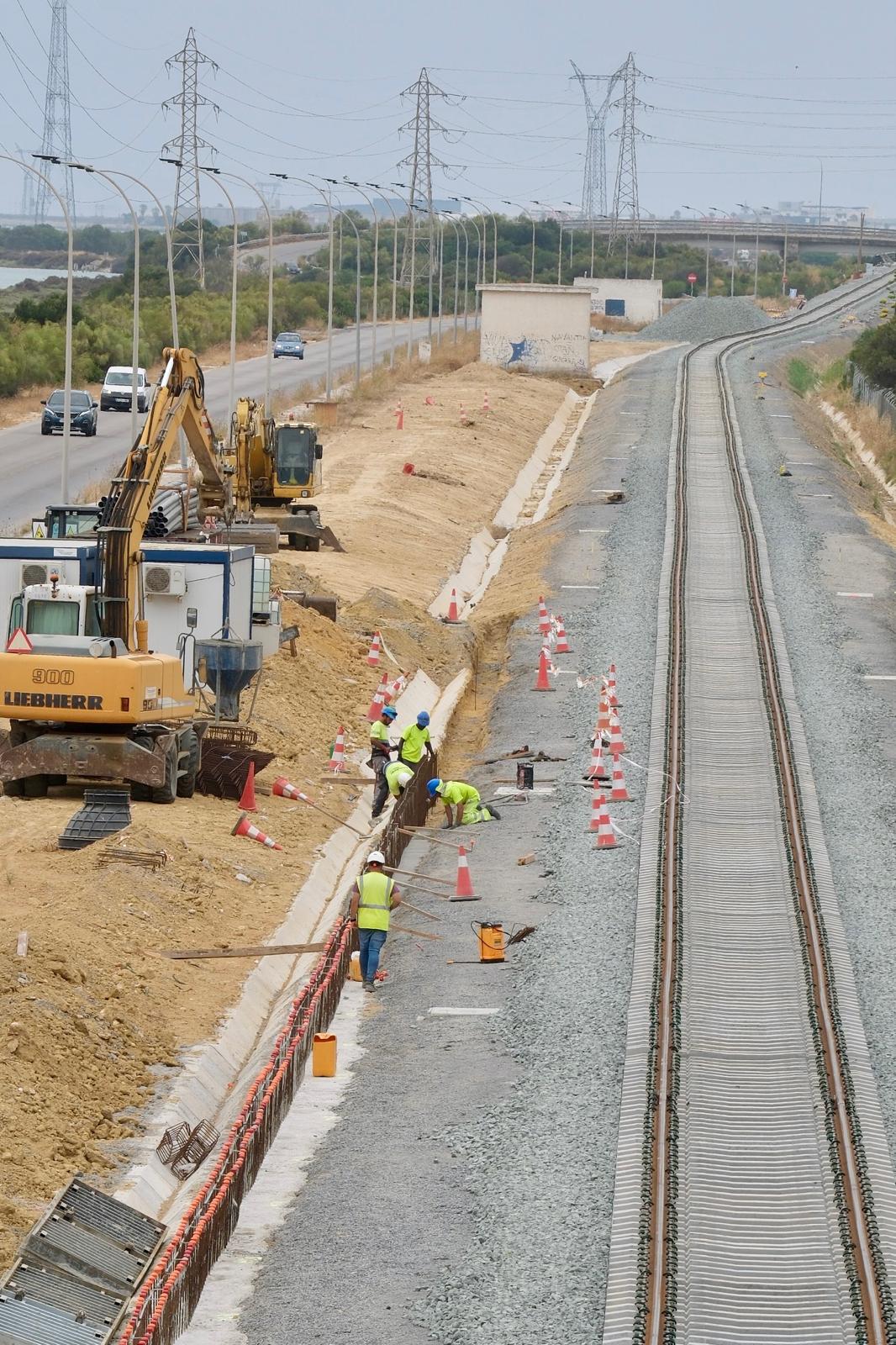 Primer ensayo con el tren de La Cabezuela