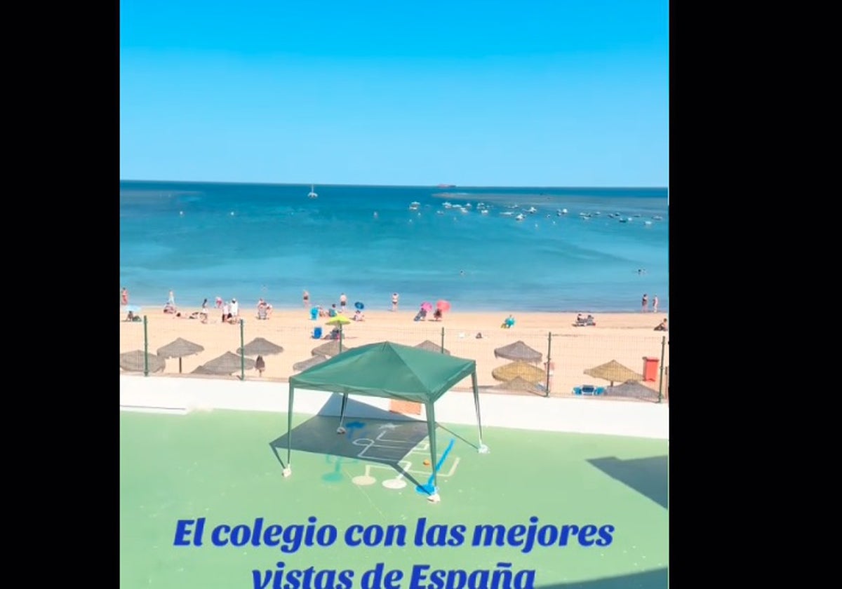El colegio con las mejores vistas de España está en Cádiz: «Simplemente, impresionante»