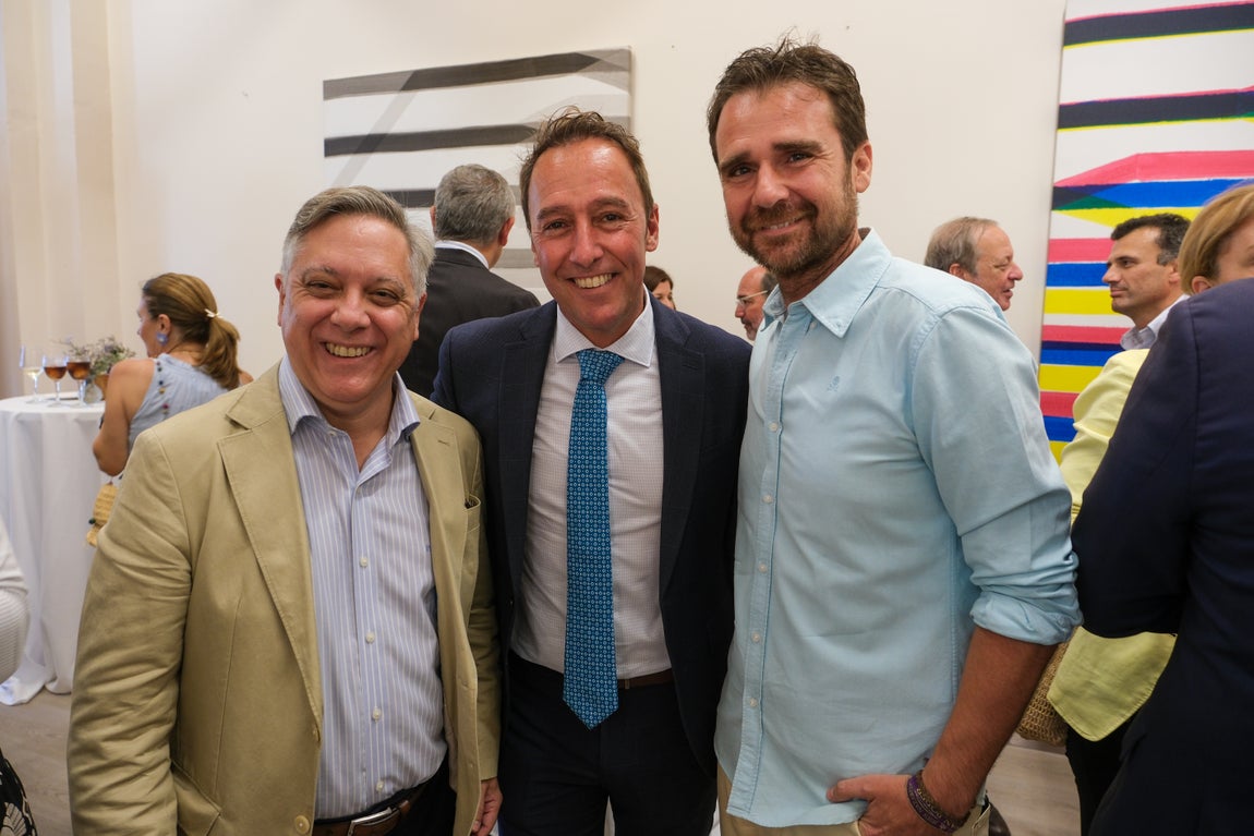 Óscar Torres, José Manuel Cossi y José María Aguilera