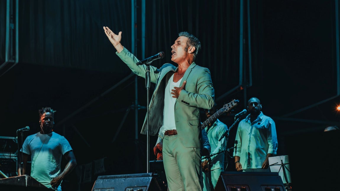Fotos: Pitingo pone banda sonora a la jerezana Bodega Las Copas en Tío Pepe Festival