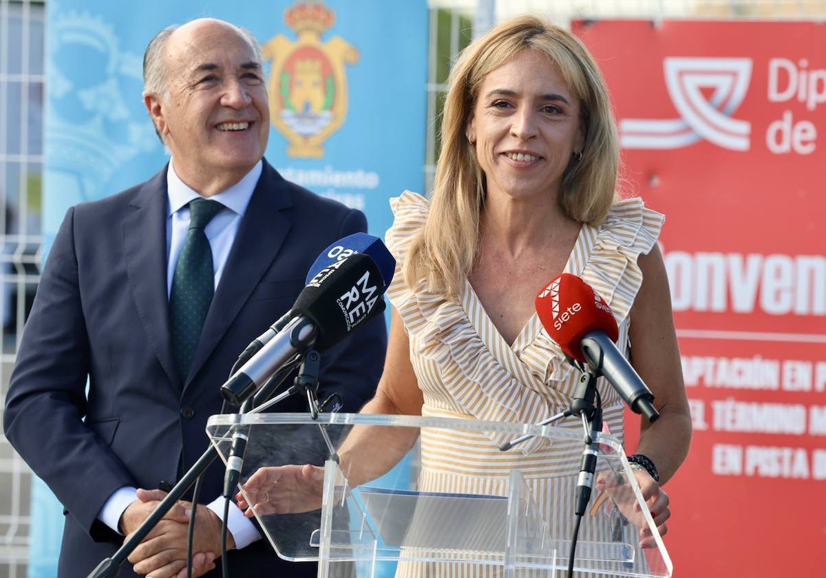 La Diputación de Cádiz invierte 1,2 millones en las nuevas pistas de prácticas y exámenes para camiones y motos en Algeciras