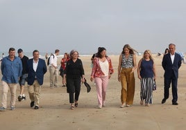 El Gobierno saca pecho por los aportes de arena en las playas de San Fernando