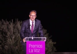 Juvencio Maeztu en los Premios LA VOZ el pasado año