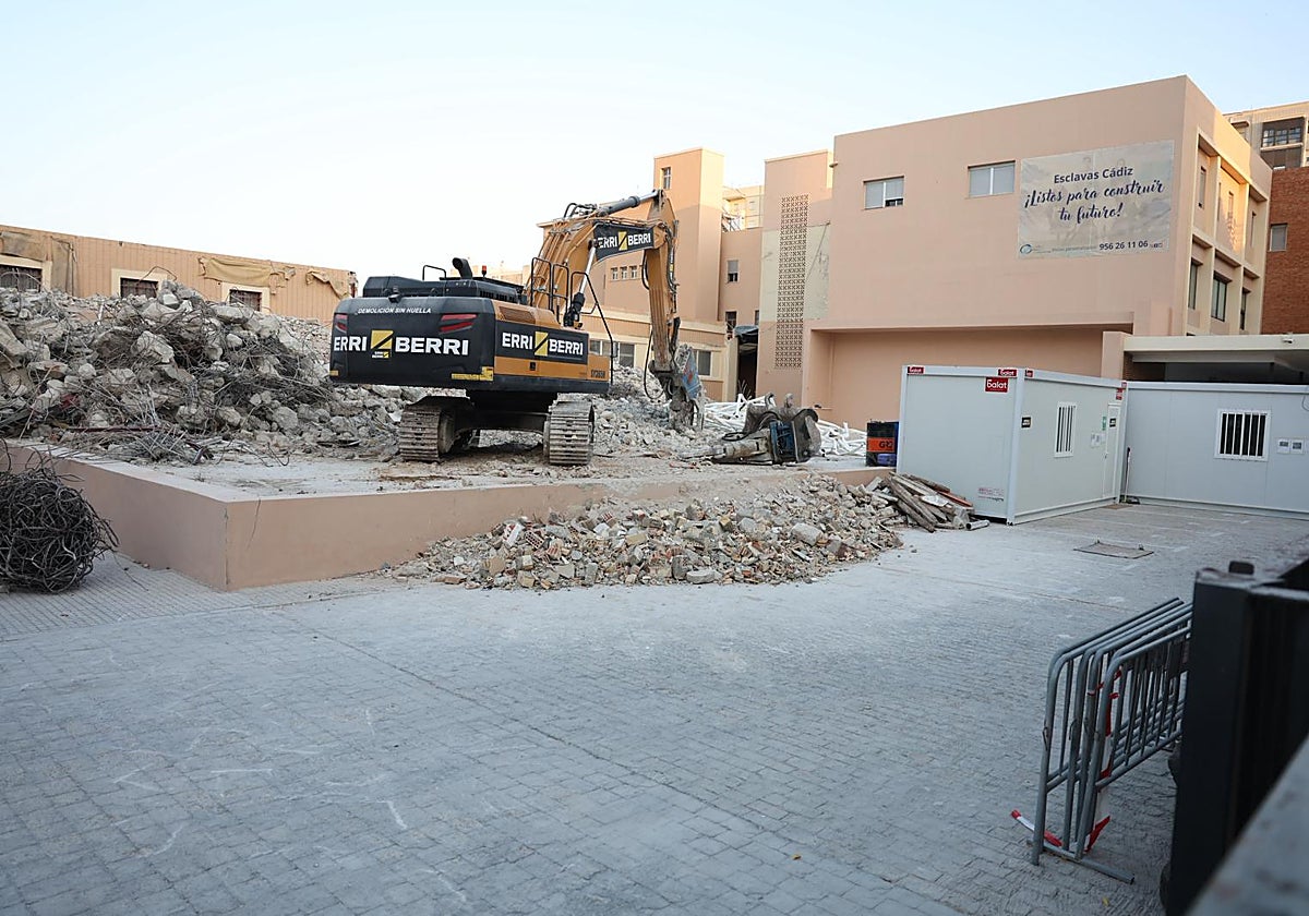 Obras en el colegio Las Esclavas