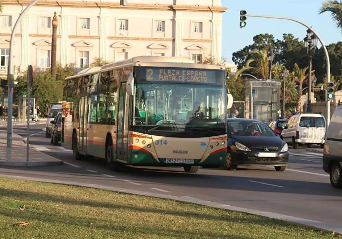 Autobuses de Cádiz.