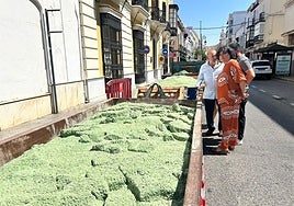 Cerca de 80.000 kilos de sal para las fiestas patronales de Sanlúcar
