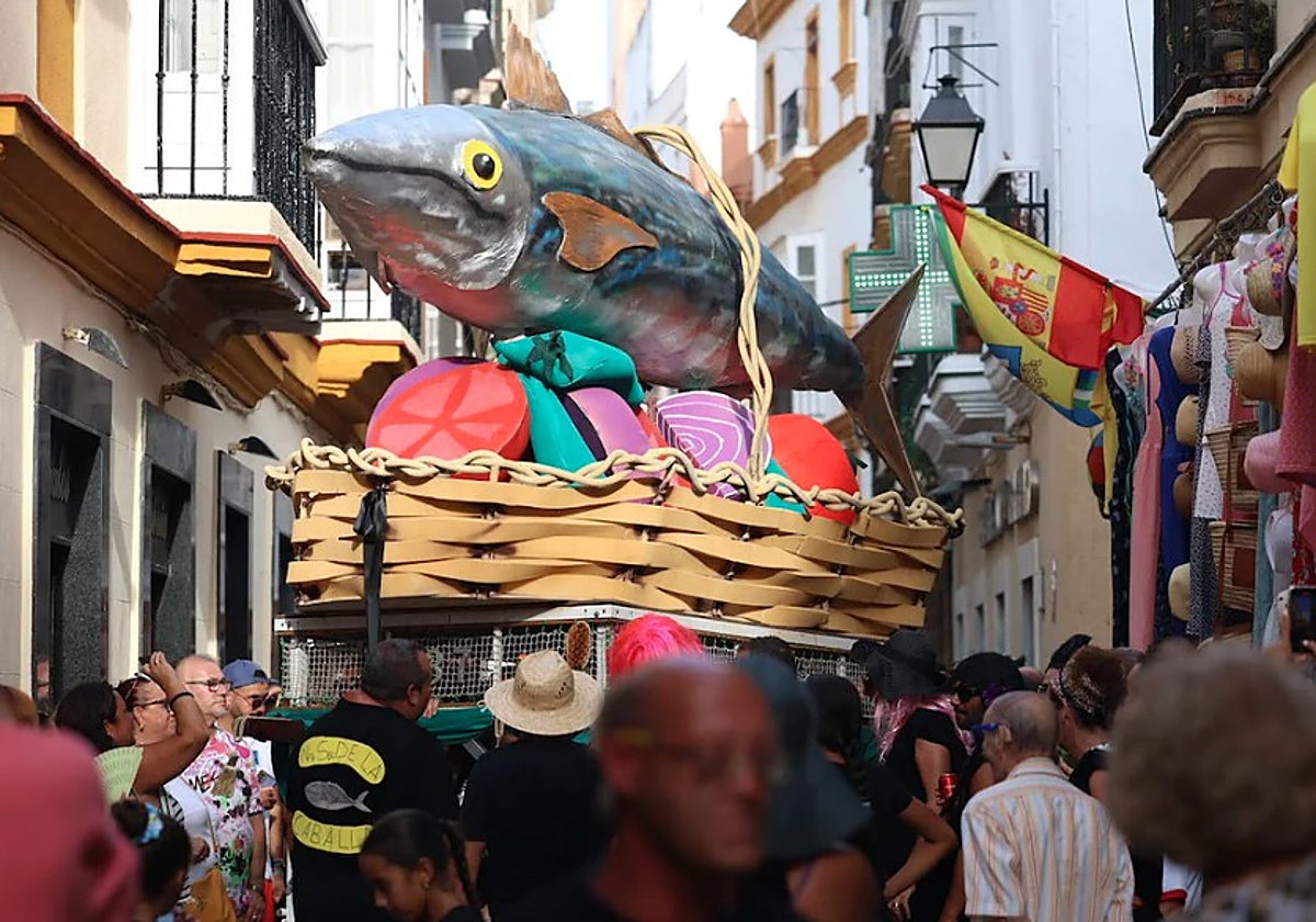 Entierro de la caballa, en foto de archivo.