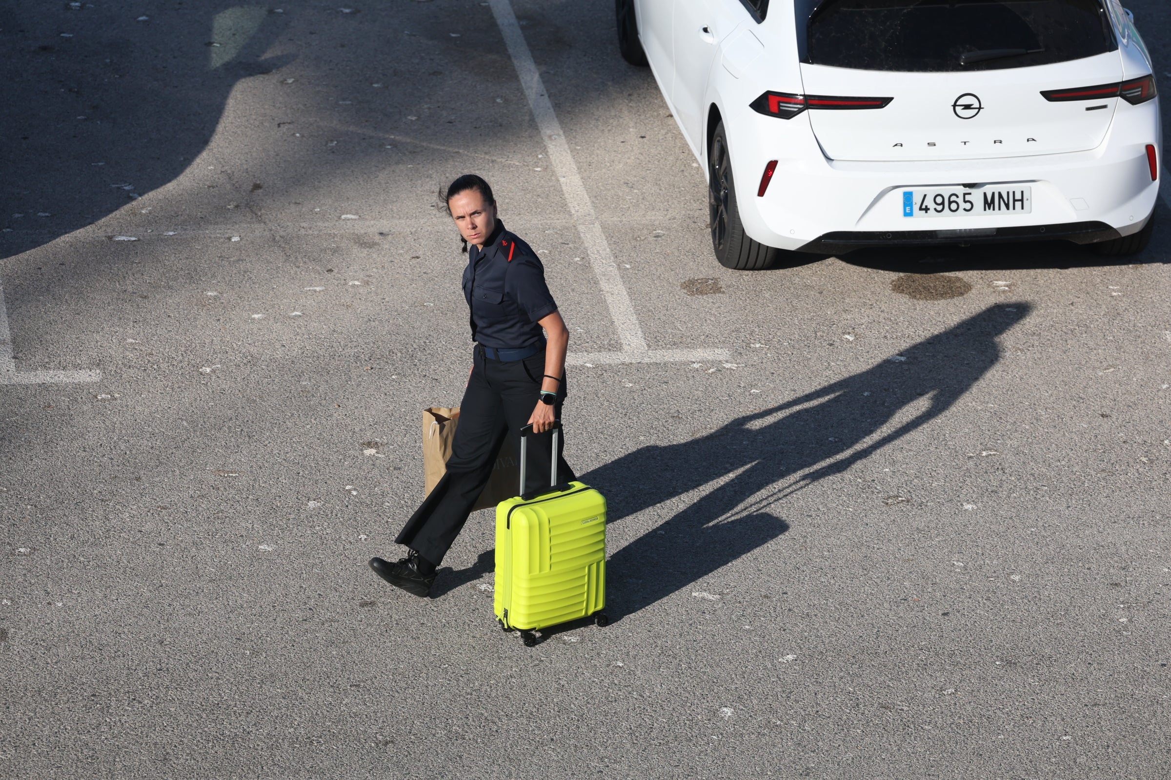 Así ha salido la salida del buque &#039;Galicia&#039; de la Base de Rota