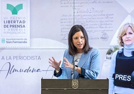San Fernando otorga a Almudena Ariza el VII Premio Libertad de Prensa y Valores Periodísticos 2025