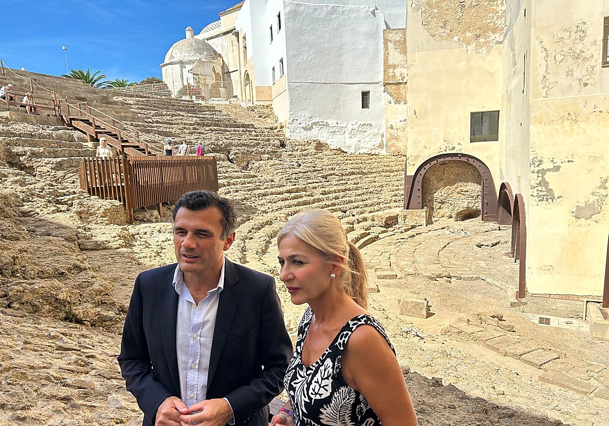 Bruno García y la Consejería de Cultura y Deporte Patricia del Pozo