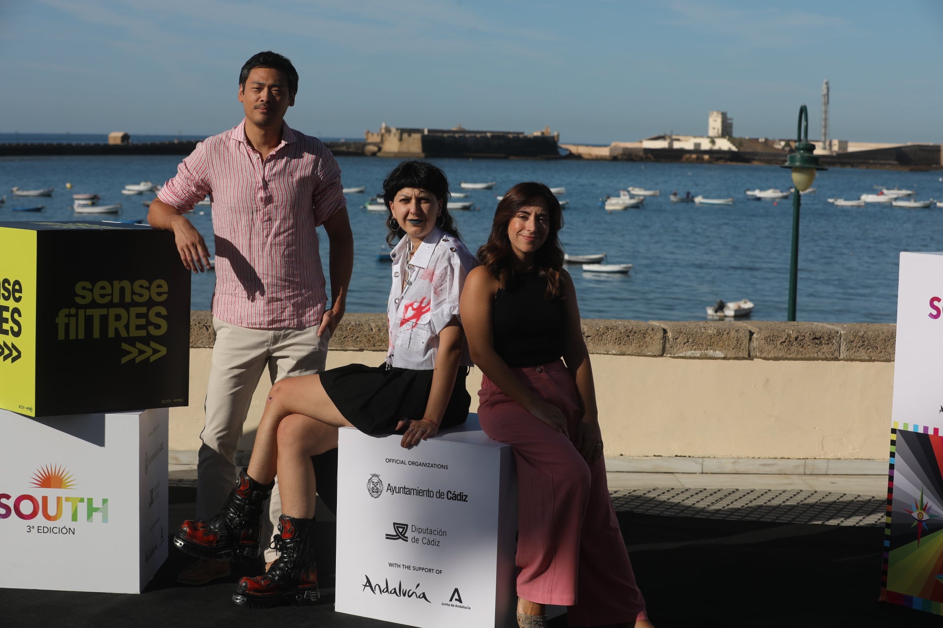 José Luis Moreno y Fernando Trueba, protagonistas del posado caletero este sábado