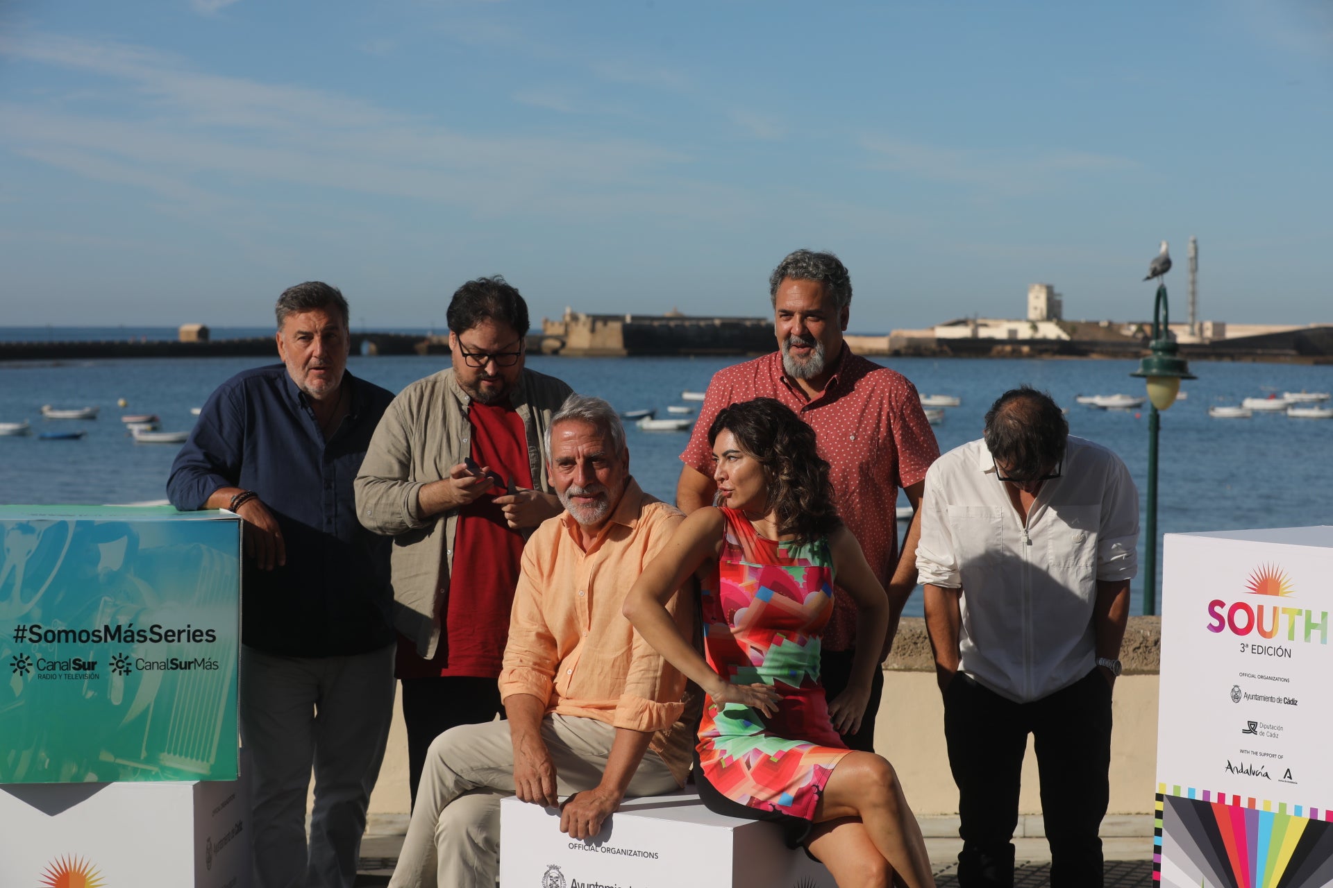 José Luis Moreno y Fernando Trueba, protagonistas del posado caletero este sábado