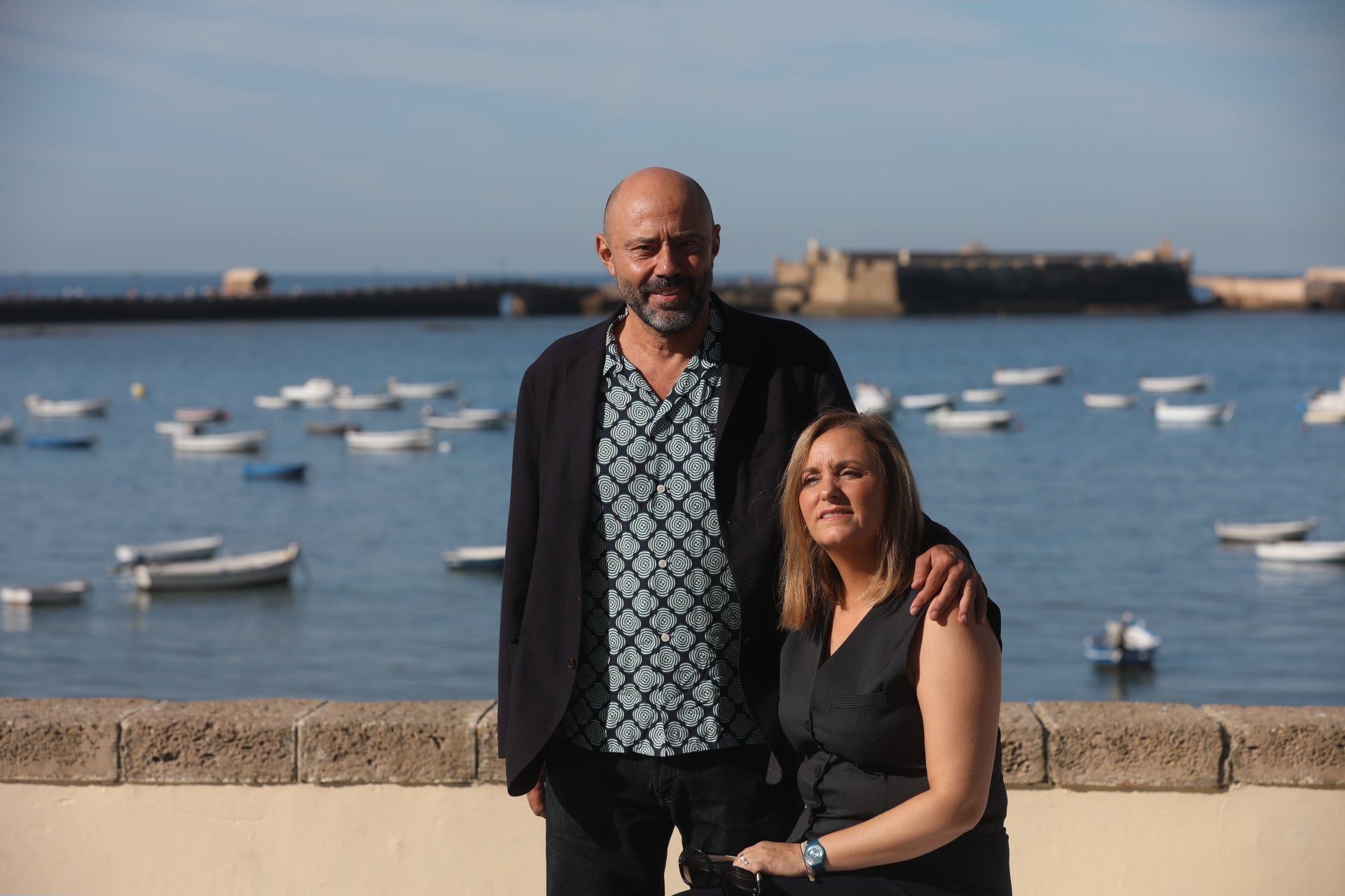 José Luis Moreno y Fernando Trueba, protagonistas del posado caletero este sábado