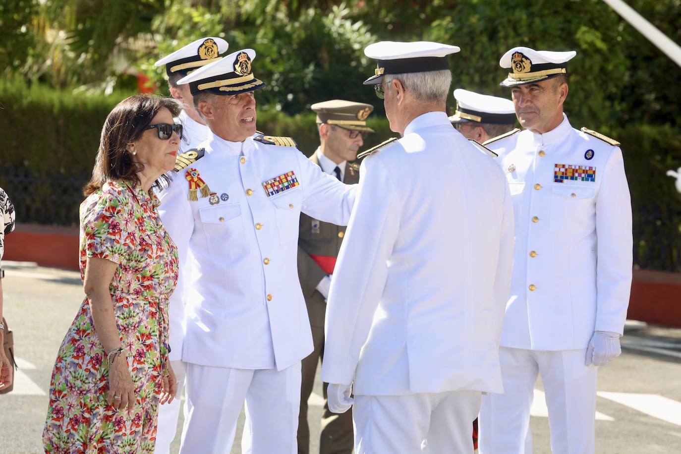 Fotos: Margarita Robles inaugura el curso académico en la Escuela de Suboficiales de la Armada en San Fernando