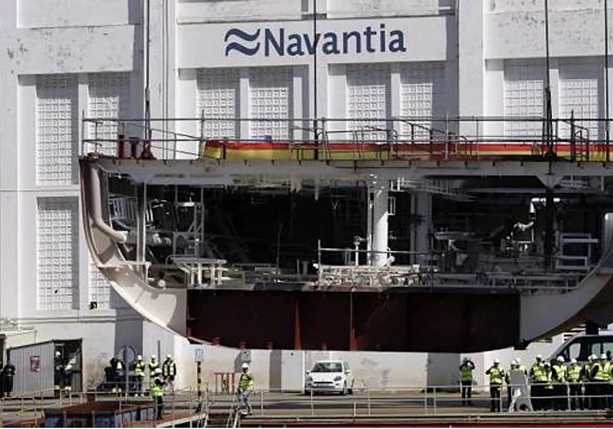 Navantia asegura los trabajos en Cádiz pero desvía a Ferrol la construcción de parte del primer buque para el programa FSS de la Royal Navy
