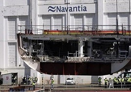 Navantia asegura los trabajos en Cádiz pero desvía a Ferrol la construcción de parte del primer buque para el programa FSS de la Royal Navy
