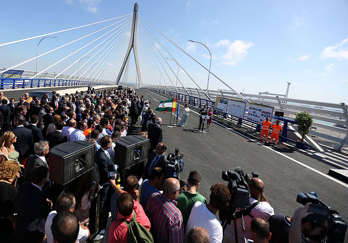 Fotos: Las imágenes de la inauguración del puente de la Constitución de Cádiz