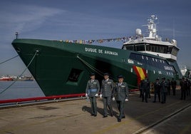 La Guardia Civil redobla la vigilancia en el Estrecho con el nuevo buque 'Duque de Ahumada' y mejoras en el SIVE