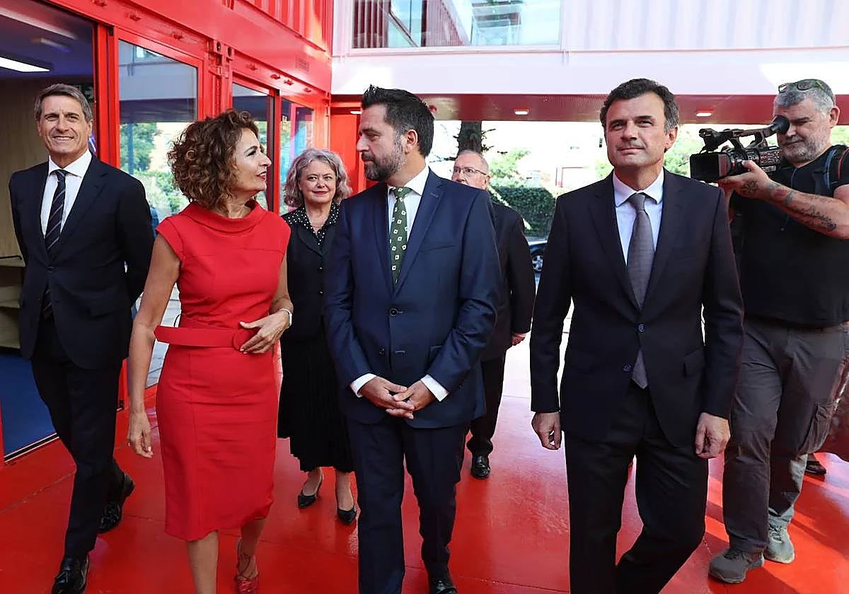 María Jesús Montero, Bruno García y Fran González