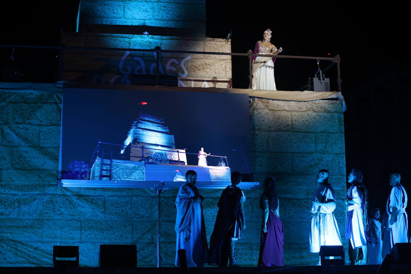 Las imágenes del espectáculo de &#039;Foedus, Gaditanorum&#039; en Cádiz
