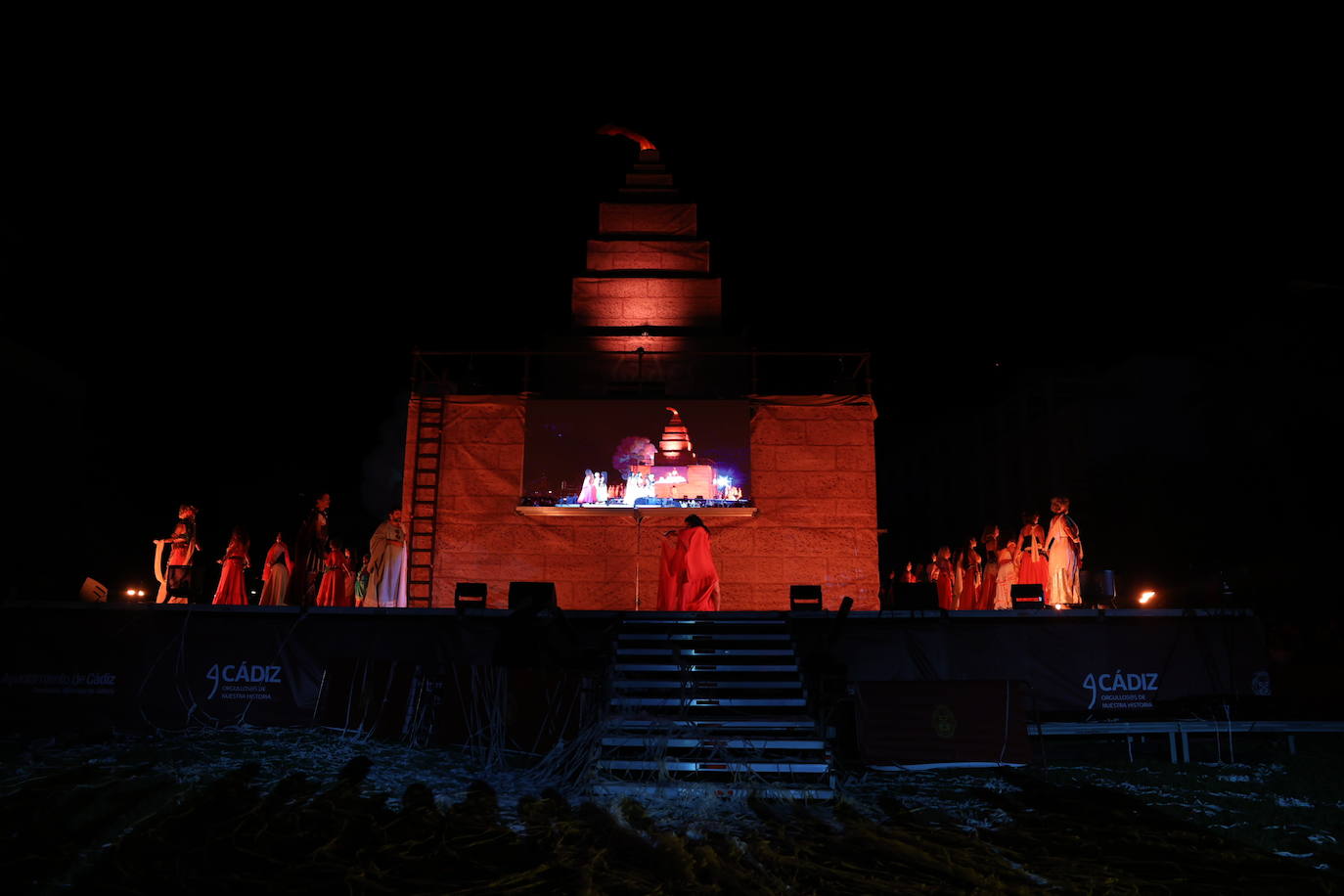 Las imágenes del espectáculo de &#039;Foedus, Gaditanorum&#039; en Cádiz