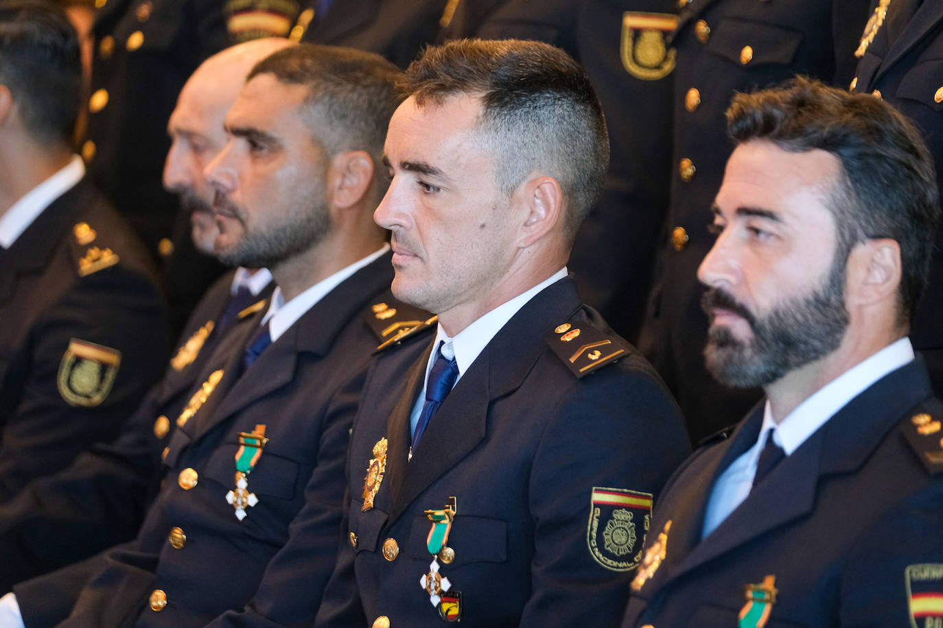 Fotos: Acto de la Policía Nacional con motivo de la fiesta de los Santos Ángeles Custodios en Cádiz