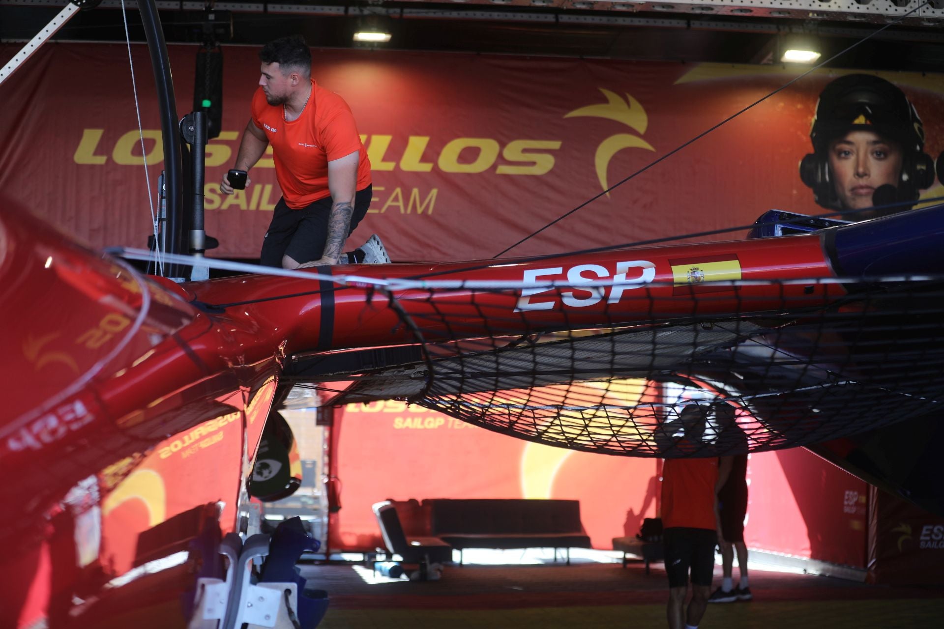 Fotos: Los últimos preparativos antes del inicio de la SailGP en Cádiz