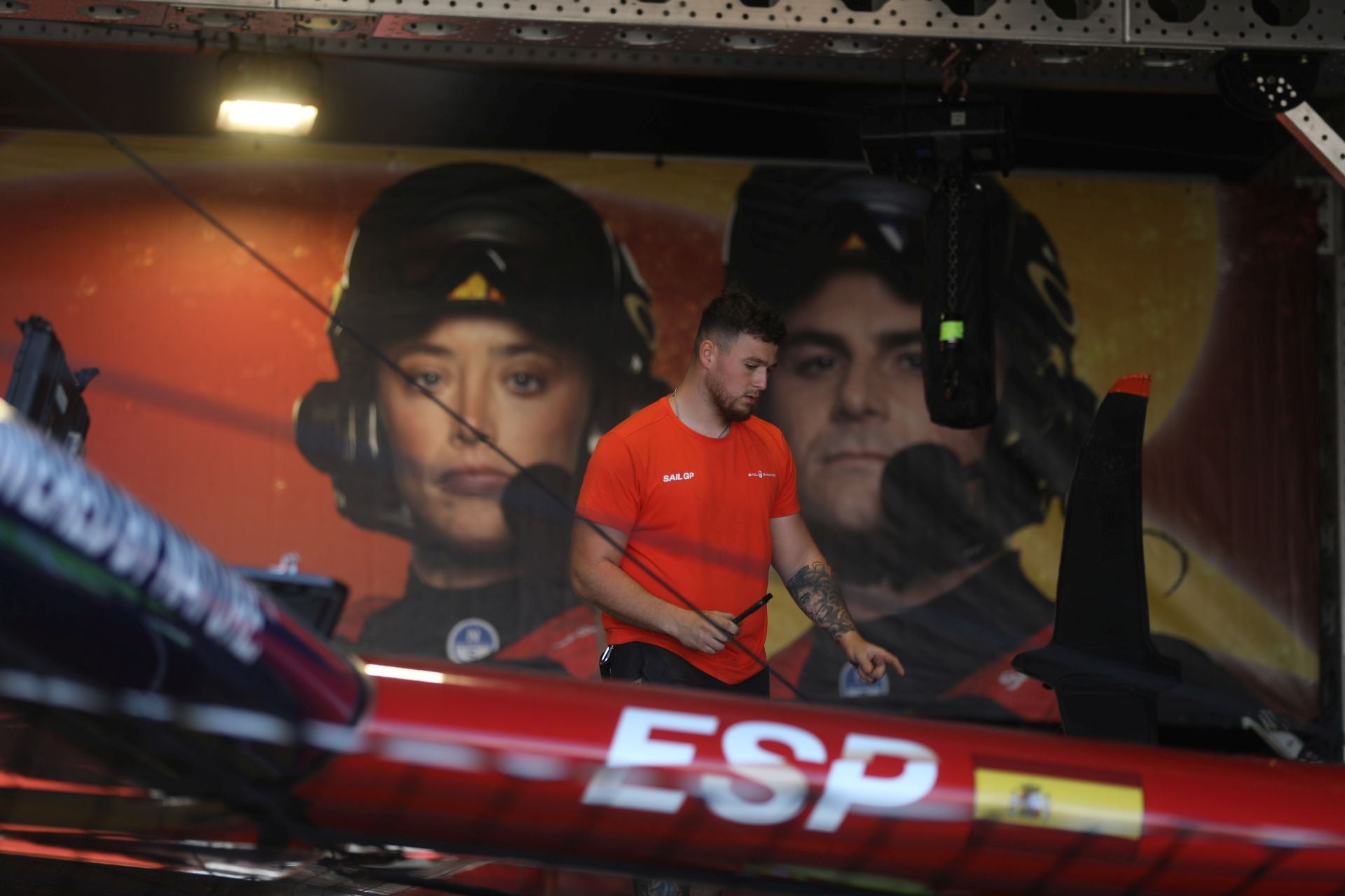 Fotos: Los últimos preparativos antes del inicio de la SailGP en Cádiz