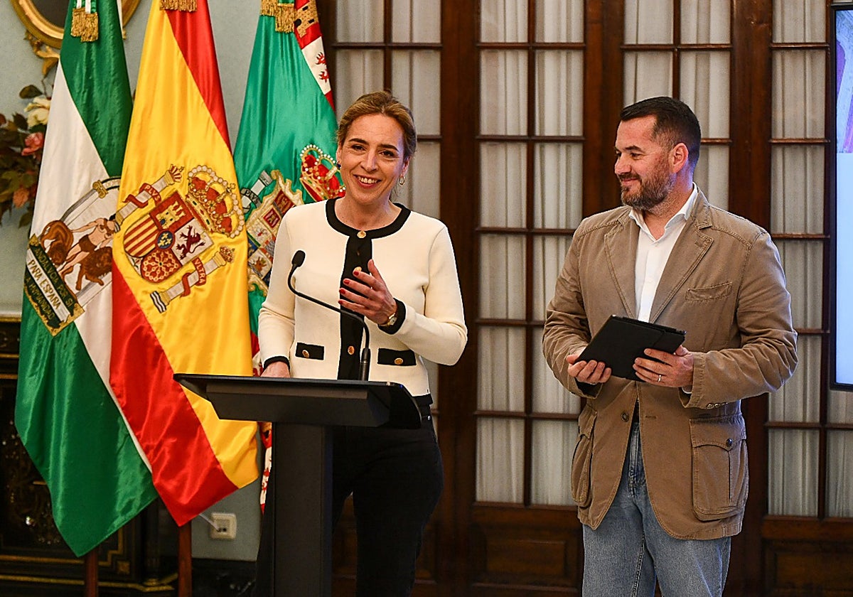 La presidenta de la Diputación, Almudena Martínez