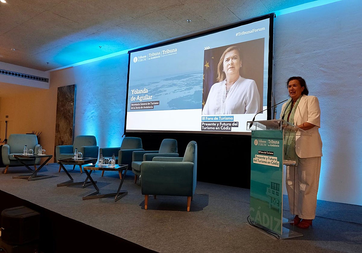 Yolanda de Aguilar, secretaria general de Turismo de la Junta