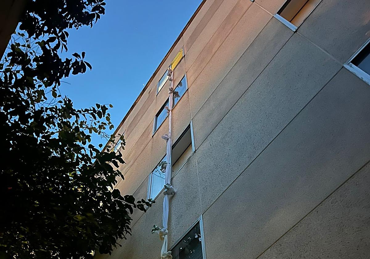 Fachada del Hospital de Jerez.