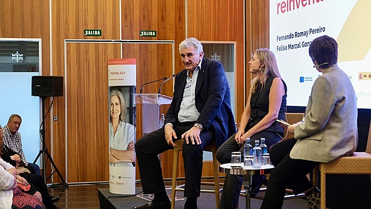 El exjugador Fernando Romay muestra en Cádiz las claves para que un parado suba al tren laboral con 45 años