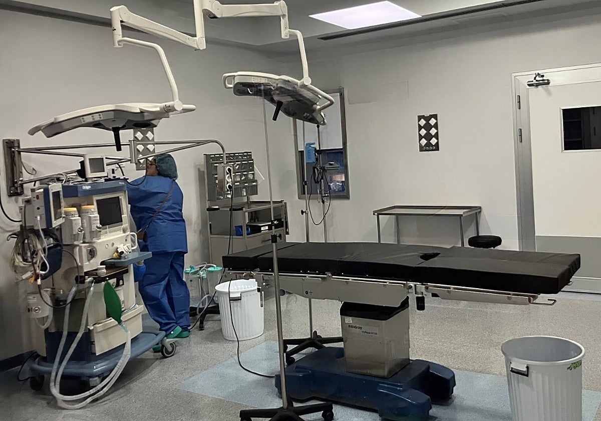 Quirófano del Hospital de San Carlos en San Fernando